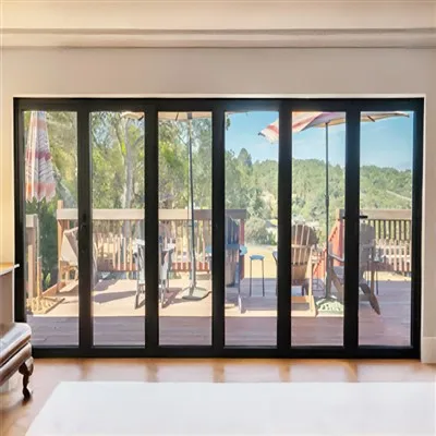 الباب الأمامي متأثر بالإعصار